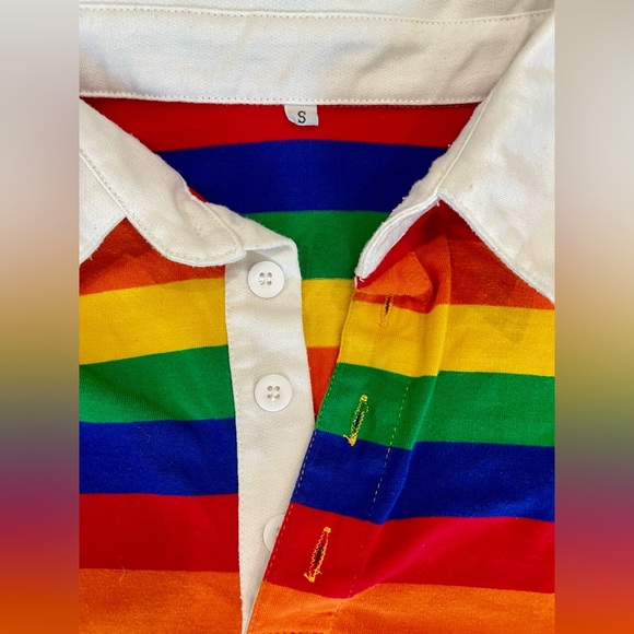 Long sleeve rainbow tee, women’s small - Picture 4 of 7